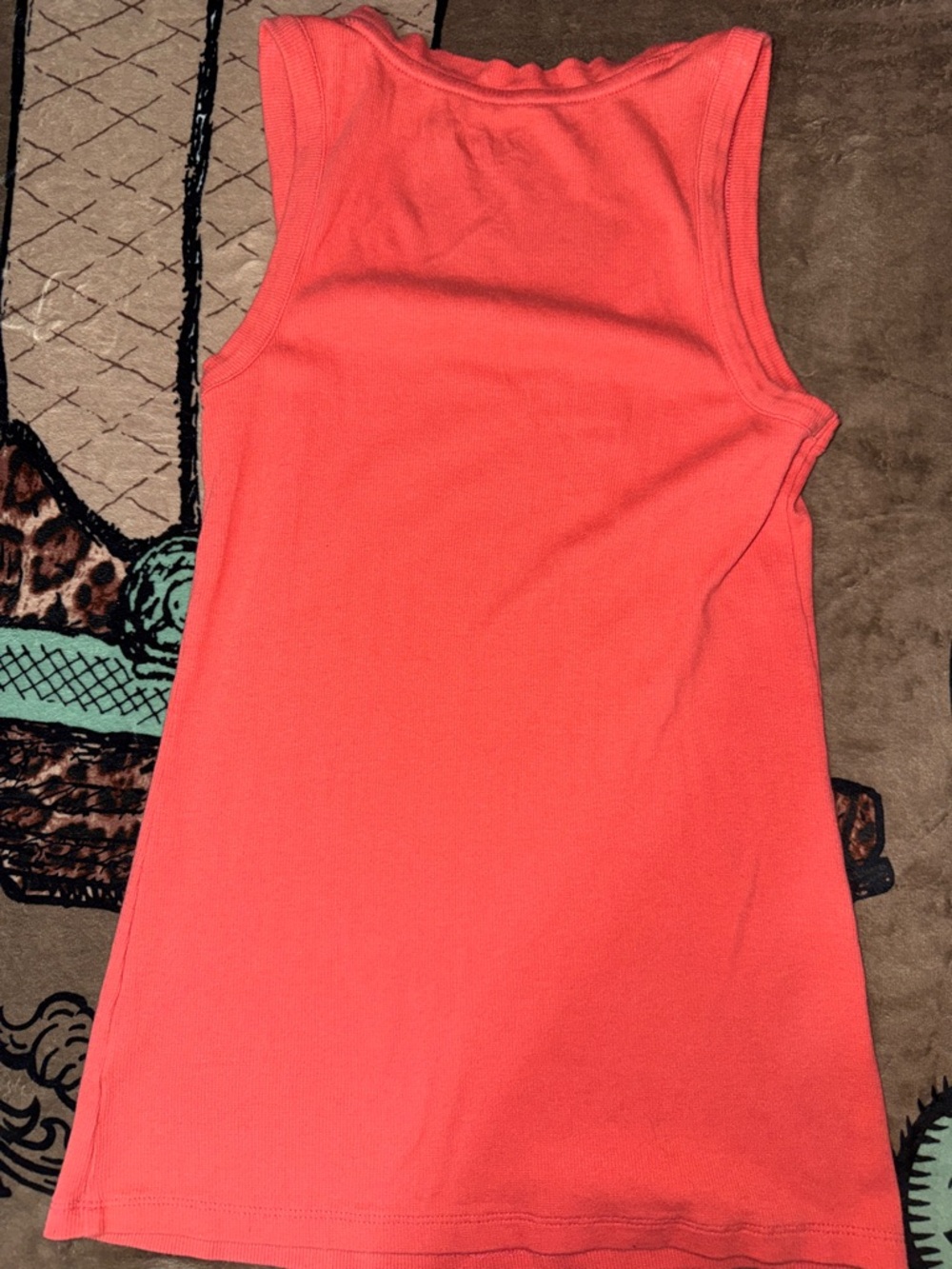 NWOT A new day and 24/7 Black and Coral Ribbed Tank Tops MEDIUM BUNDLE - Picture 9 of 9